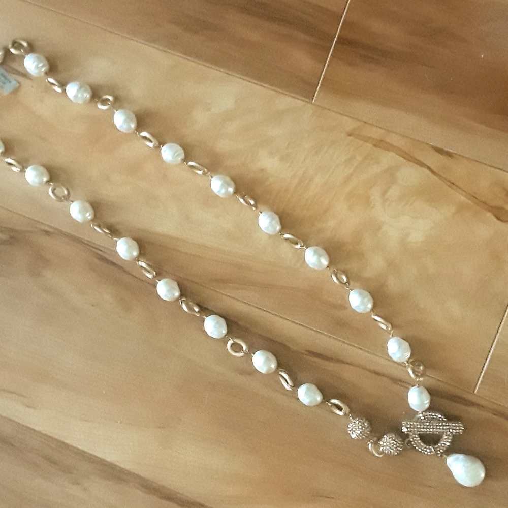 NWT - Roni Blanshay Pearl Necklace